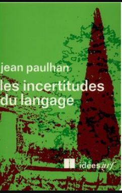Les incertitudes du langage : entretiens à la radio avec Robert Mallet / Jean Paulhan